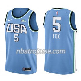 Män Sacramento Kings Tröja De'Aaron Fox 5 Nike 2019 Rising Star Swingman